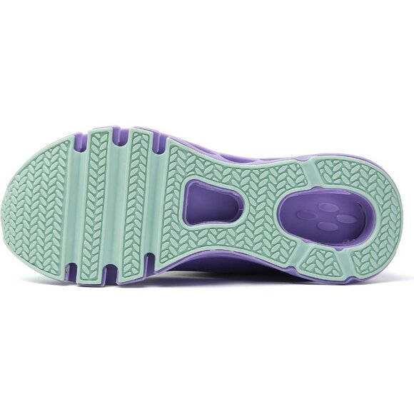 Women's Lake Blue Purple Running Walking Tennis Blade Athletic Sneakers Shoes - Picture 4 of 6